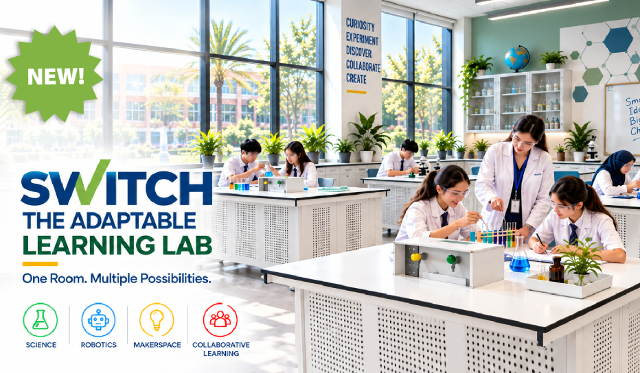 INTRODUCING SWITCH: ONE TABLE THAT ADAPTS TO THE LESSON